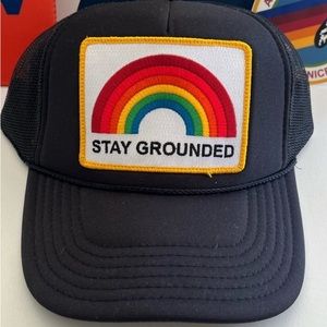 - NWT AVIATOR NATION STAY GROUNDED TRUCKER HAT